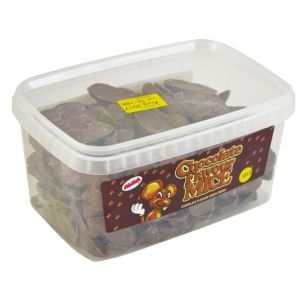 Retro chocolate flavour sweets shaped like mice