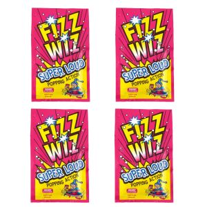 Fizz Wiz cherry popping candy sachets, retro sweets from your childhood!
