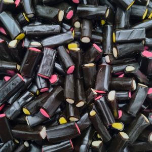 Liquorice Cream Rock - traditional liquorice sweets with a fondant filling
