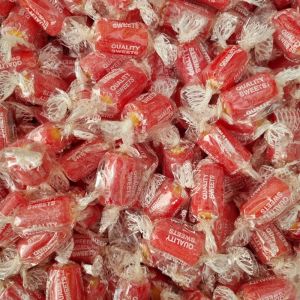 Pineapple Rock - A bulk 3kg bag of individually wrapped pineapple flavour rock sweets