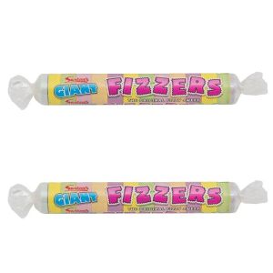 Swizzels fizzy hard candy sweets in giant rolls