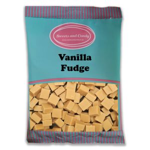 Bulk Sweets - Traditional cubes of creamy vanilla fudge in a bulk 1kg bag